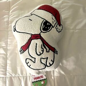 White and Red Snoopy Pillow